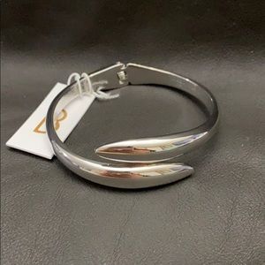 Silver bangle bracelet